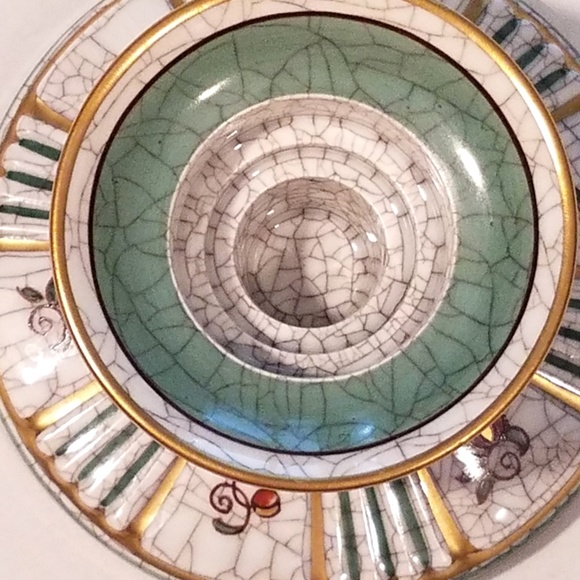 Royal Copenhagen Crackle Glaze Candleholder - Picture 4 of 8